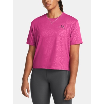 Under Armour Дамска тениска Under Armour Vanish Energy Emboss Crop SS Under Armour | Rozov | ЖЕНИ | XS