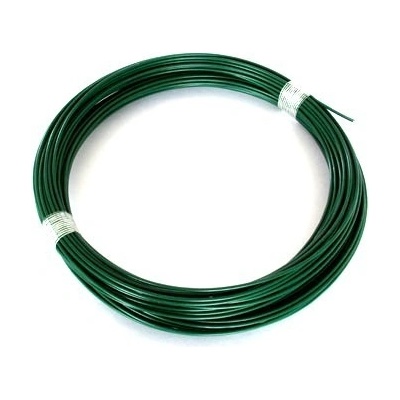 Napínací drát PRIMA poplastovaný | zelená RAL 6005 | drát 3,4 mm | svitek 78 m