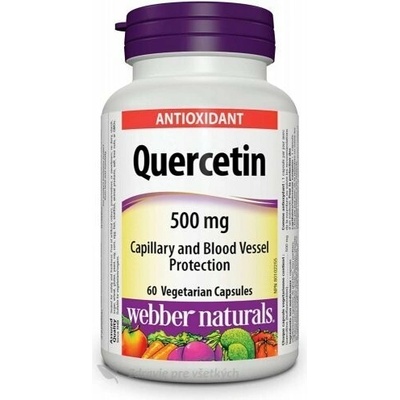 Webber Naturals Quercetin 500 mg 60 ks