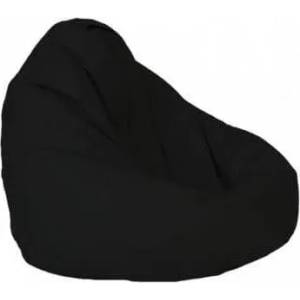 Pufrelax Пуф круша 320л. , Nirvana Grande - Panama Black, Водоустойчив, Перящ се калъф, Пълнеж от Полистиролни перли
