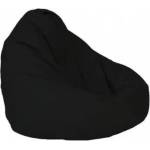Pufrelax Пуф круша 320л. , Nirvana Grande - Panama Black, Водоустойчив, Перящ се калъф, Пълнеж от Полистиролни перли
