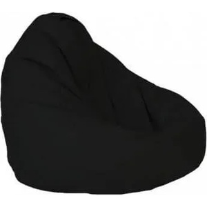 Pufrelax Пуф круша 320л. , Nirvana Grande - Panama Black, Водоустойчив, Перящ се калъф, Пълнеж от Полистиролни перли