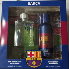 EP Line FC Barcelona EDT 100 ml + deospray 150 ml dárková sada