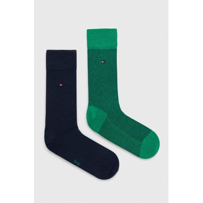 Tommy Hilfiger Чорапи Tommy Hilfiger (2 броя) в зелено (701226104)