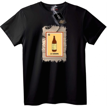 NOONEBRAND Тениска 40 La Caguama Бира - 6XL, Black