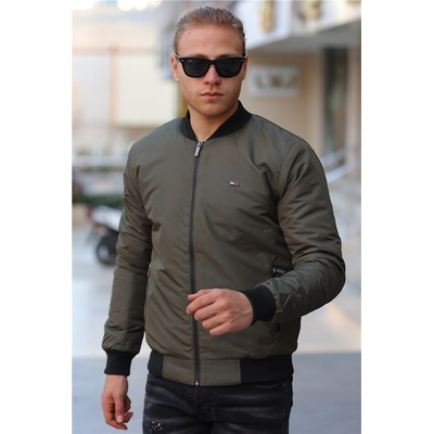 River Club Мъжко водонепромокаемо и ветроустойчиво яке m-6-1 - Зелено #408402 (408402_Хаки)