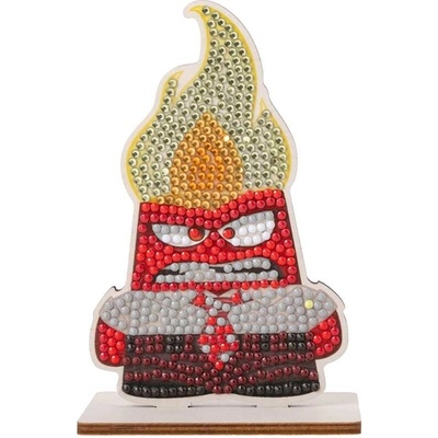 Craft Buddy Комплект за диамантена бродерия, Craft Buddy, Crystal Art Buddies, Anger, 7 части