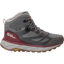 Jack Wolfskin dámské vysoké TERRAVENTURE TEXAPORE MID W 4049991-2866 bordó