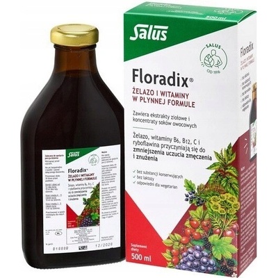 Floradix železo a vitamíny tekutý 500 ml