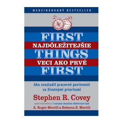 Najdôležitejšie veci ako prvé First things first
