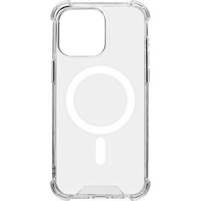 Tactical Калъф за Apple iPhone 15 Pro Max, хибриден (термополиуретан и поликарбонат), Tactical MagForce Plyo (57983115976), удароустойчив, прозрачен (57983115976)