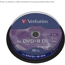 Verbatim DVD+R 8,5GB 8x, 10ks