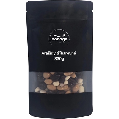 NONAGE Arašidy trojfarebné 330 g
