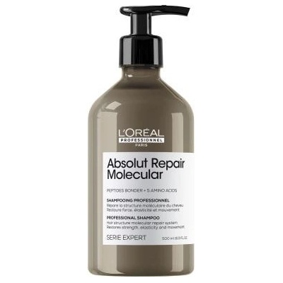 L'Oréal Professionnel Absolut Repair Molecular Professional Shampoo Šampón Poškodené vlasy 500 ml