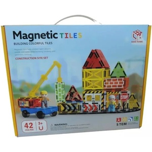Manyuk Toys Магнитни строителни елементи - конструктор, комплект 42 части (188-m529)