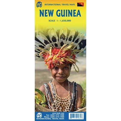 mapa New Guinea 1:1,65 mil. ITM