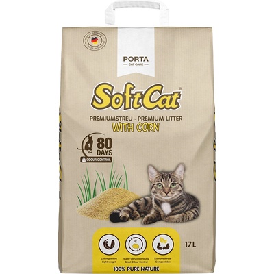 SoftCat 17 л Porta SoftCat Кукурузна тоалетна за котки