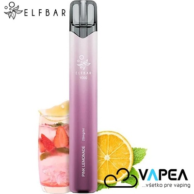 Elfbar 1000 Pink Lemonade 20 mg 1000 poťahov