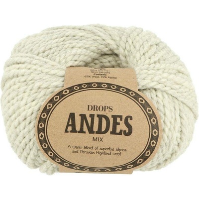 Drops Andes MIX 9020 světle šedá
