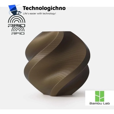 Bambu Lab PLA Basic Bambu Bronze Refill No Spool (A00-Y3-1.75-1000-SPLFREE)