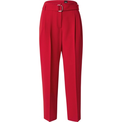 BOSS Панталон с ръб 'Tapiah' червено, размер 32