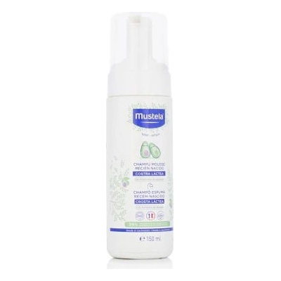 Mustela Bébé Foam Shampoo 150 ml шампоан за новородени против образуване на млечни корички