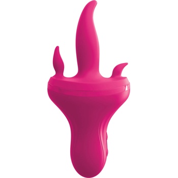 Image 1 of Pipedream 3Some Holey Trinity Triple Tongue Vibrator Pink