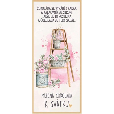 Bohemia Gifts & Cosmetics Darčeková mliečna čokoláda K sviatku 100 g