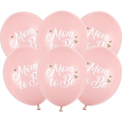 Balónky “Mom to Be” SVĚTLE RŮŽOVÉ