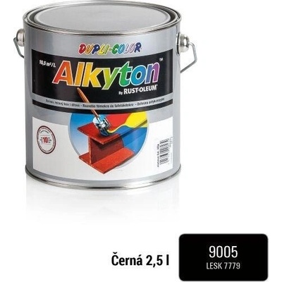 Alkyton Farba na kov 5 l RAL 9005 lesk