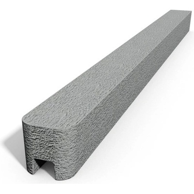 Betonový sloupek hladký koncový přírodní Výška v mm:: 2000 mm
