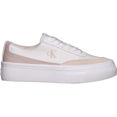 Calvin Klein dámske tenisky VULC FLATFORM LOW CV MIXMG biela béžová ružová