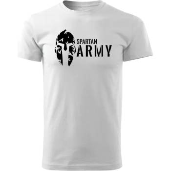 Image 1 of DRAGOWA Тениска с къс ръкав Spartan Army, бяла, 160 г/м2 (3790)