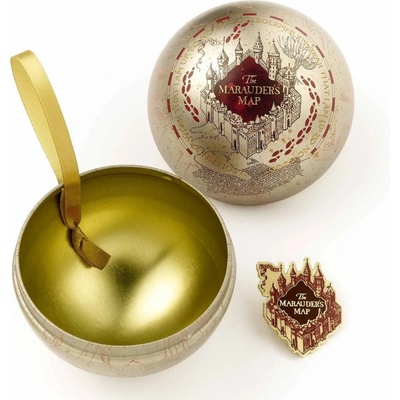 Carat Shop Vánoční koule Harry Potter s odznáčkem Pobertův plánek