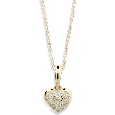 Cutie Jewellery Zlatý přívěsek srdíčko Z6295 2383Z
