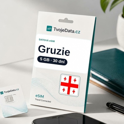 eSIM Gruzie 5 GB / 29 dní - Gruzie E42D69