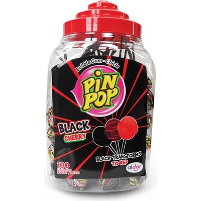 PIN POP lízátka Black Cherry 100 x 18 g