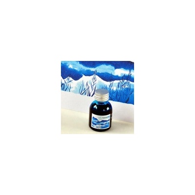 Inkebara 05 fľaštičkový atrament Modrá večerná 60 ml