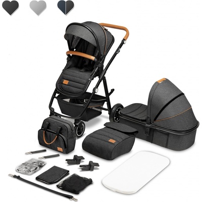 Lionelo Kombinovaný AMBER 2IN1 GREY GRAPHITE 2023