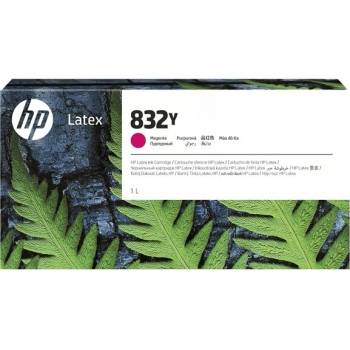 HP 832Y 1L Magenta Latex Ink Cartridge (4UV07A)