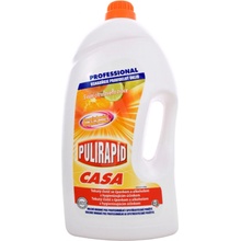 Pulirapid Casa Agrumi s vôňou citrusového ovocia univerzálny tekutý čistič s amoniakom a alkoholom na všetky domáce umývateľné povrchy 1,5 l