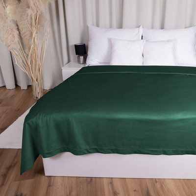 Biante Zamatový prehoz na posteľ Velvet Prémium SVP-044 Lesná zelená 200x220 cm