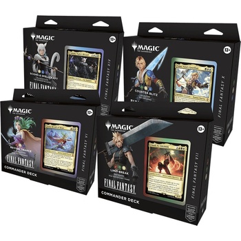 Wizards of the Coast Final Fantasy Commander Deck Display - Magic: The Gathering