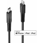 Lindy Кабел Lindy, от USB-C(м) към Lightning(м), 2m, 60W, черен (31287)