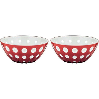 GUZZINI LE MURRINE červeno bílá 12,5 cm