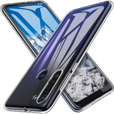 Motorola Ултра тънък силиконов гръб за Motorola Moto G8 Power, Прозрачен (3534)
