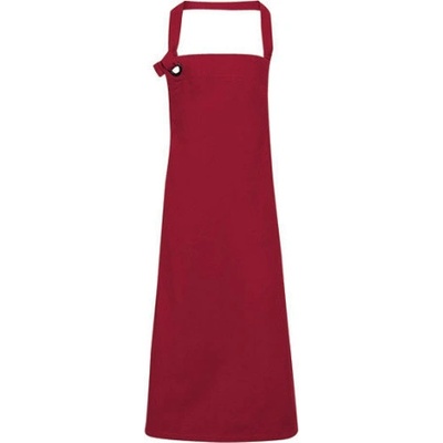 Premier Workwear Pracovná zástera za krk PR130 Burgundy Pantone 216 72 x 86 cm