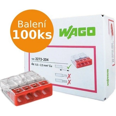 WAGO 4x2,5mm MINI 2273-204