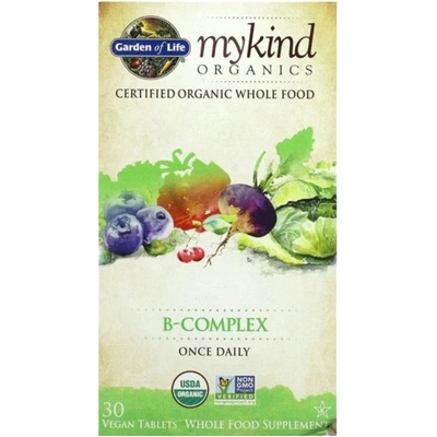 Garden of Life Mykind Organics B-Complex [30 Таблетки]
