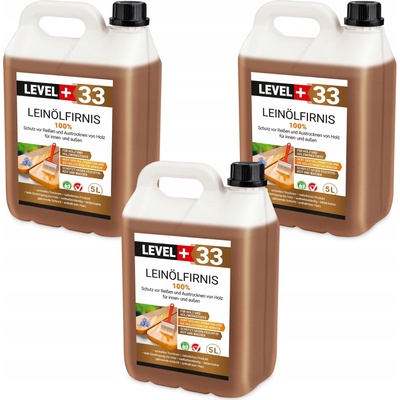 Lněný olej 100% 15L Lněná fermež Level+33